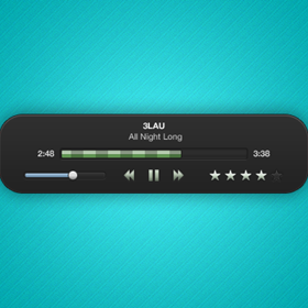 User Interface/User Experience: Miniature music player
