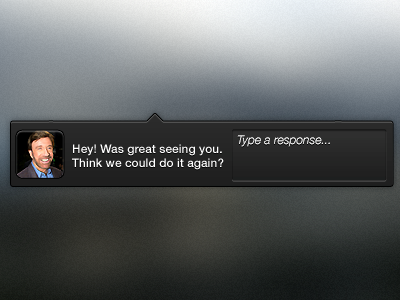 User Interface/User Experience: Chat application notification