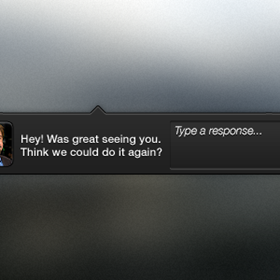 User Interface/User Experience: Chat application notification
